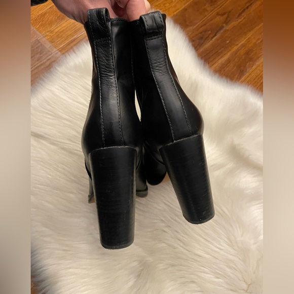 Loft Ann Taylor Black Heeled Boots - Picture 5 of 8